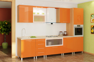 Использования оранжевого цвета в декоре кухни: фото, сочетание цветов, полезные советы