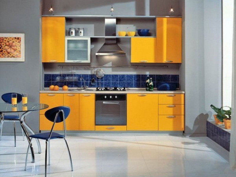 Использования оранжевого цвета в декоре кухни: фото, сочетание цветов, полезные советы